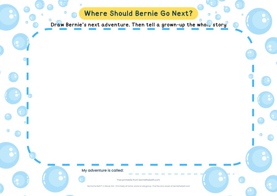 Where Should Bernie Go Next? — free printable activity sheet